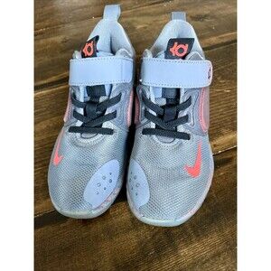 Nike KD Trey 5 VII "Cool Grey/Bright Crimson" Preschool Boys' Basketball Size11C